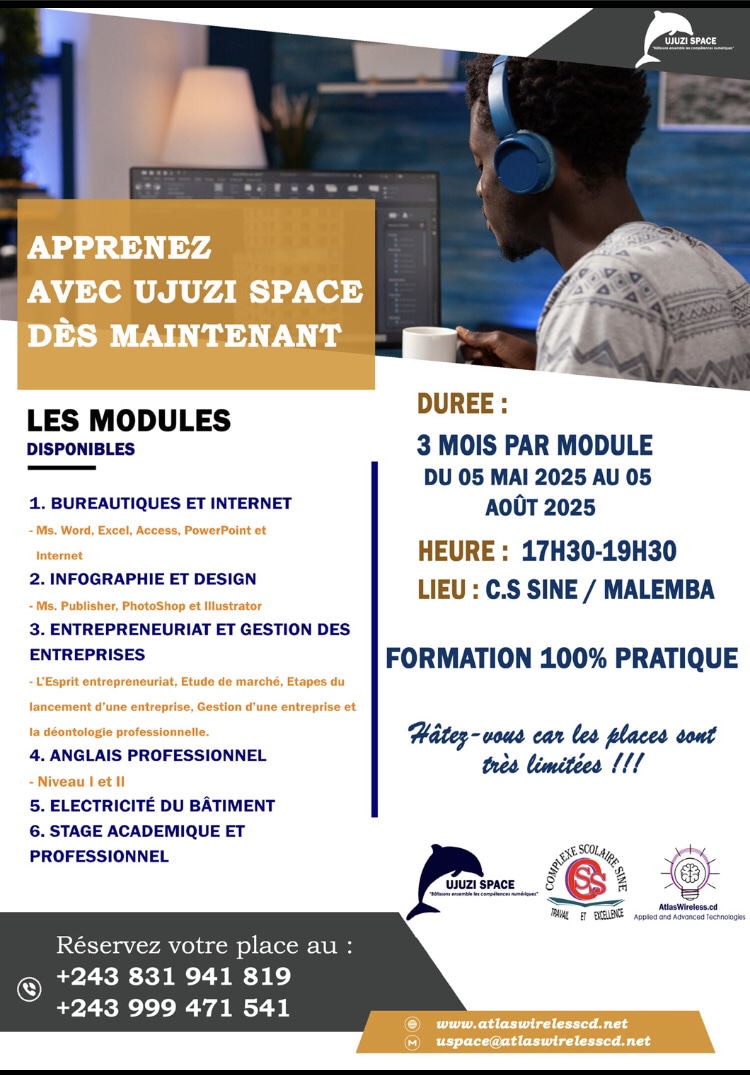 Inscription encours chez Ujuzi Space